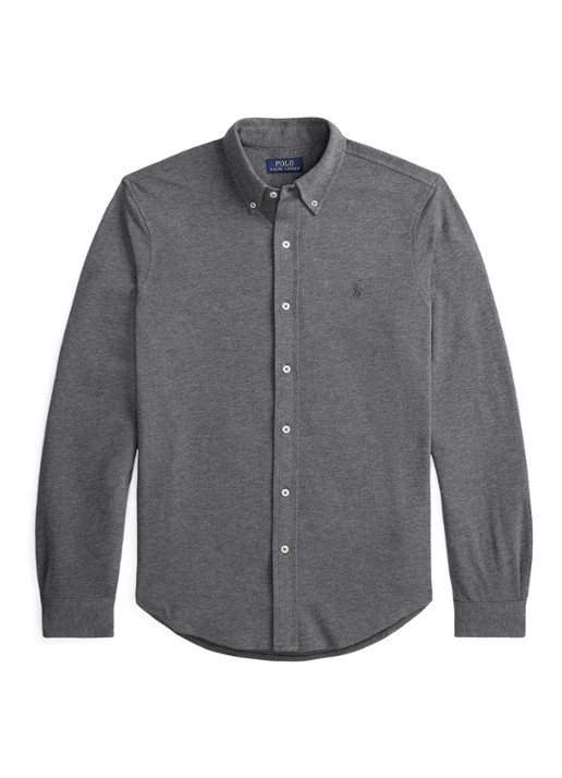 Ralph Lauren Overhemd van piqué katoen - voorkant 4 ---