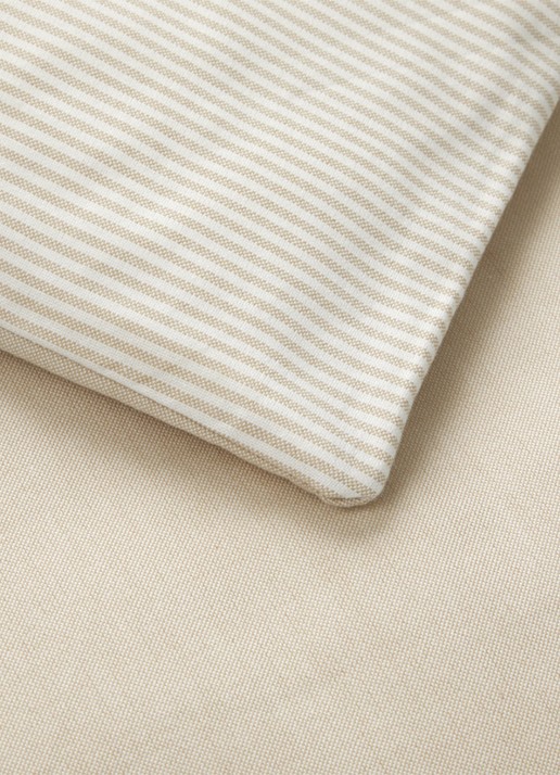 Ralph Lauren Oxford dekbedovertrek van katoen perkal 200 TC - exclusief kussenslopen - achterkant 3 beige