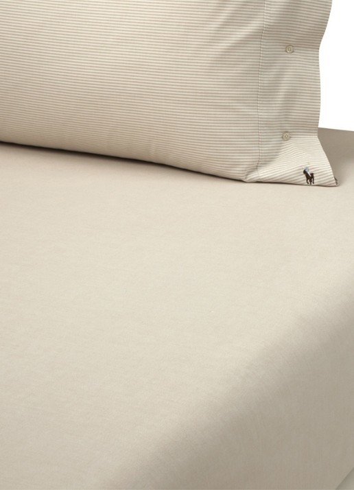 Ralph Lauren Oxford hoeslaken van katoen perkal 200TC, hoekhoogte 33 cm