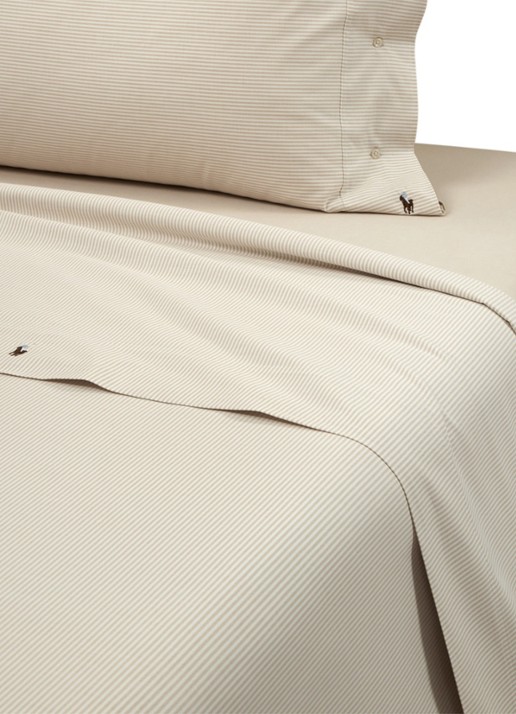 Ralph Lauren Oxford laken van katoen perkal 80TC - voorkant 3 beige