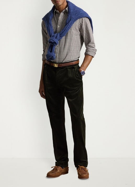 Ralph Lauren Oxford regular fit overhemd met ruitdessin