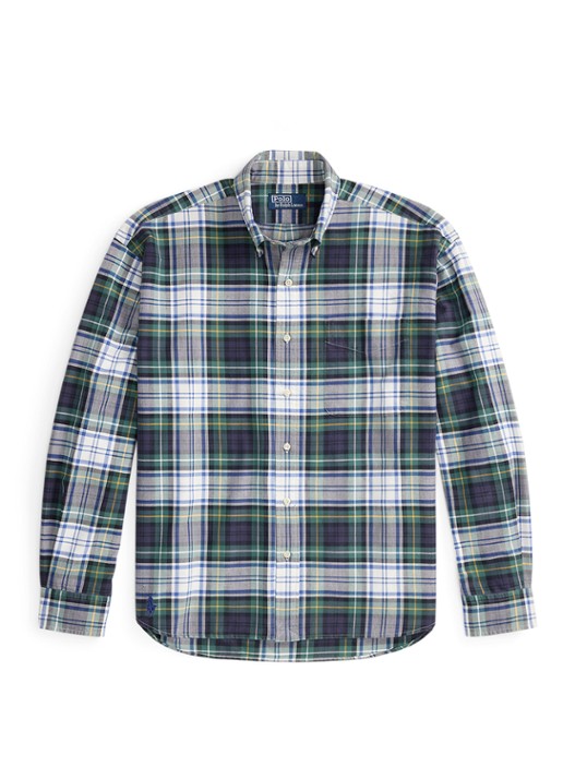 Ralph Lauren Oxford relaxed fit overhemd met ruitdessin
