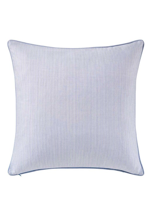 Ralph Lauren Oxford sierkussenhoes  50 x 50 cm - voorkant 2 blauw