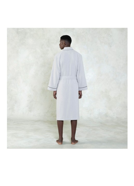 Ralph Lauren Park Row badjas van katoen - achterkant wit