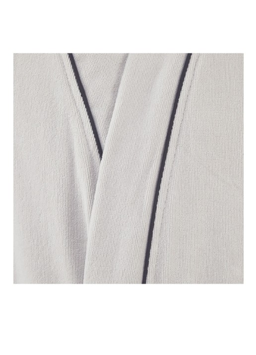 Ralph Lauren Park Row badjas van katoen - detail 4 wit