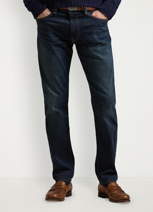 Ralph Lauren Parkside tapered jeans met stretch