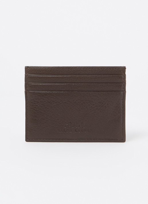 Ralph Lauren Pasjeshouder van leer - achterkant 3 brown