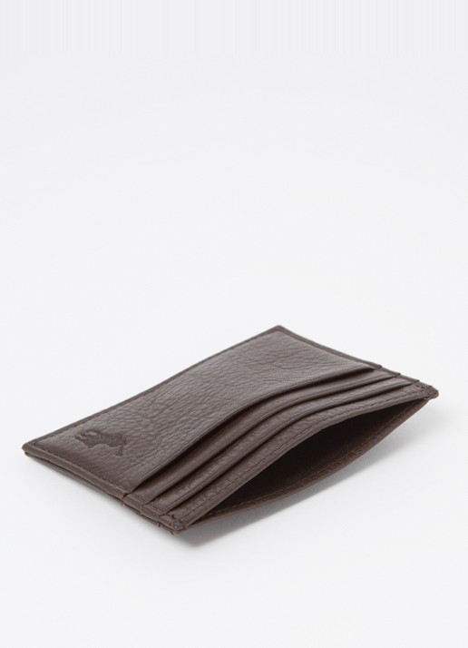Ralph Lauren Pasjeshouder van leer - detail 2 brown