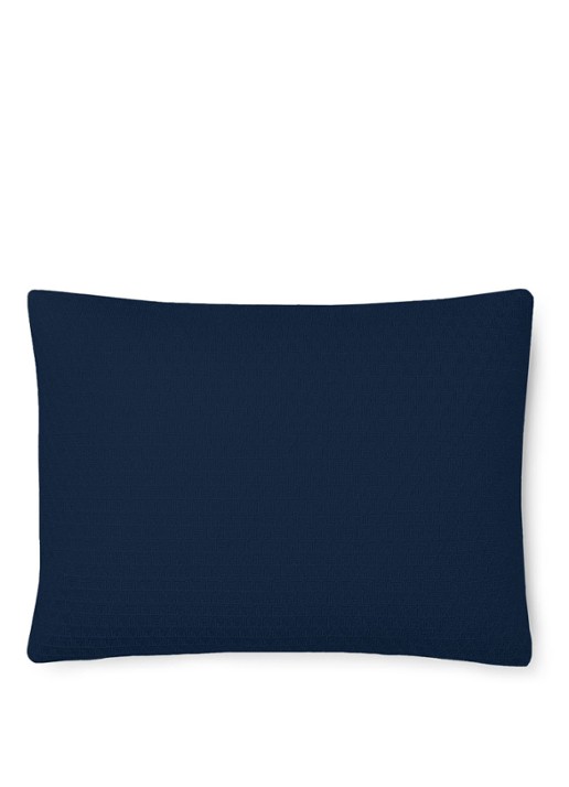 Ralph Lauren Penthouse kussensloop van katoen - voorkant donkerblauw