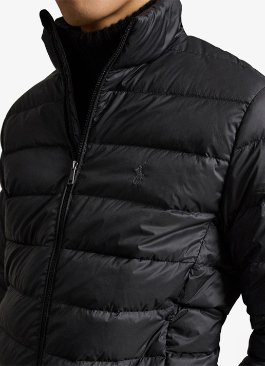 Ralph Lauren Performance gewatteerde jas met ritszakken - detail 4 polo black / zwart