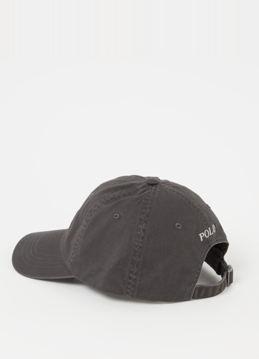 Ralph Lauren Pet met logo  - detail 2 antraciet