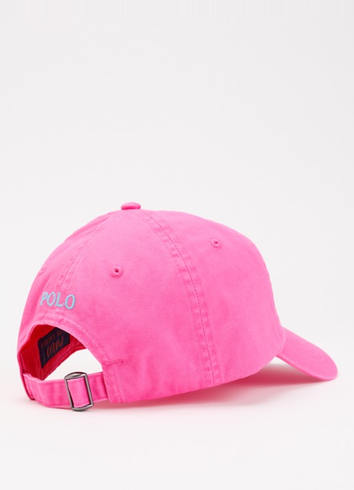 Ralph Lauren Pet met logoborduring - detail 2 fuchsia