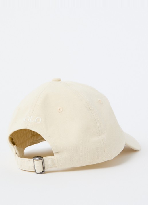 Ralph Lauren Pet met logoborduring  - detail beige