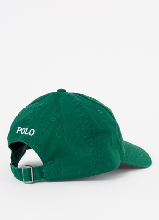 Ralph Lauren Pet met logoborduring - detail 2 groen