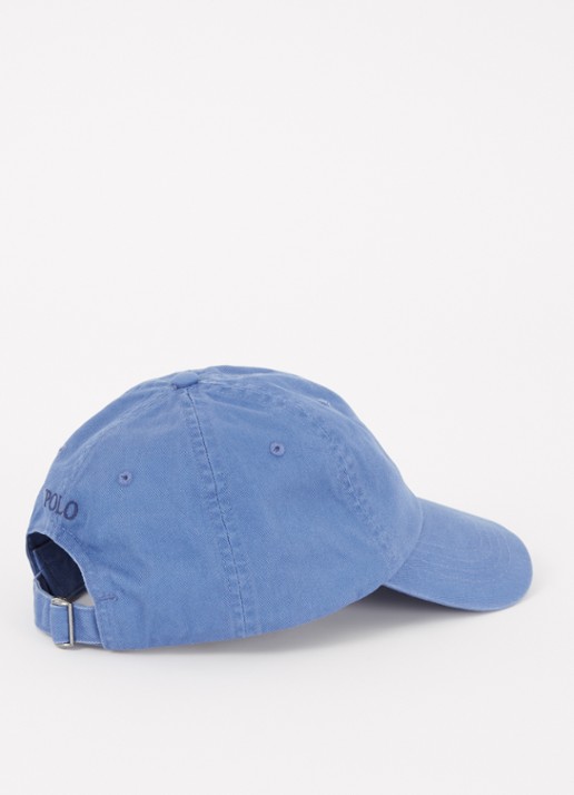 Ralph Lauren Pet met logoborduring - detail indigo