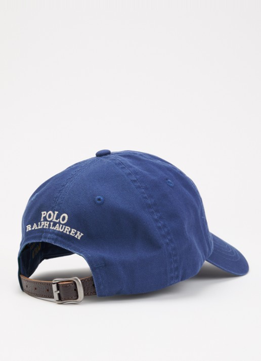 Ralph Lauren Pet met logoborduring - detail donkerblauw