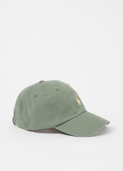 Ralph Lauren Pet met logoborduring - voorkant 2 groen