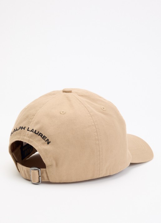 Ralph Lauren Pet met logoborduring - detail 2 beige