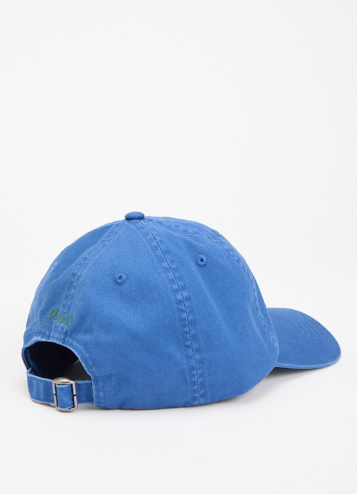 Ralph Lauren Pet met logoborduring - detail blauw