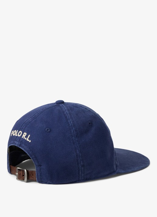 Ralph Lauren Pet met logoborduring - detail 2 newport navy / donkerblauw