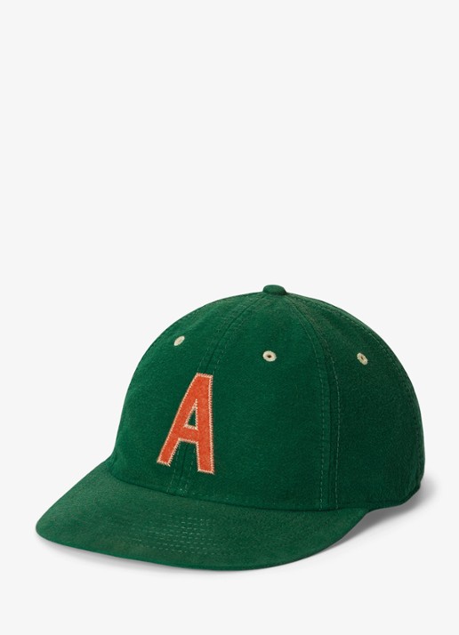 Ralph Lauren Pet met logoborduring - voorkant park green-3i5f / groen