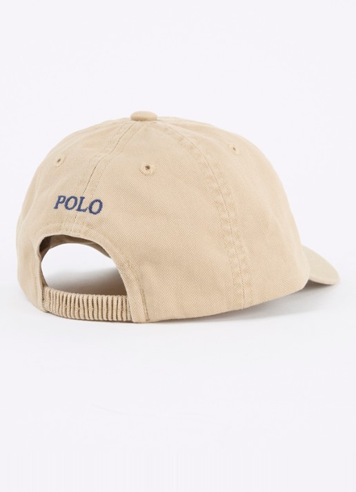 Ralph Lauren Pet met logoborduring - detail 2 beige