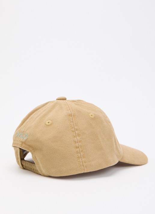 Ralph Lauren Pet met logoborduring - detail 2 beige