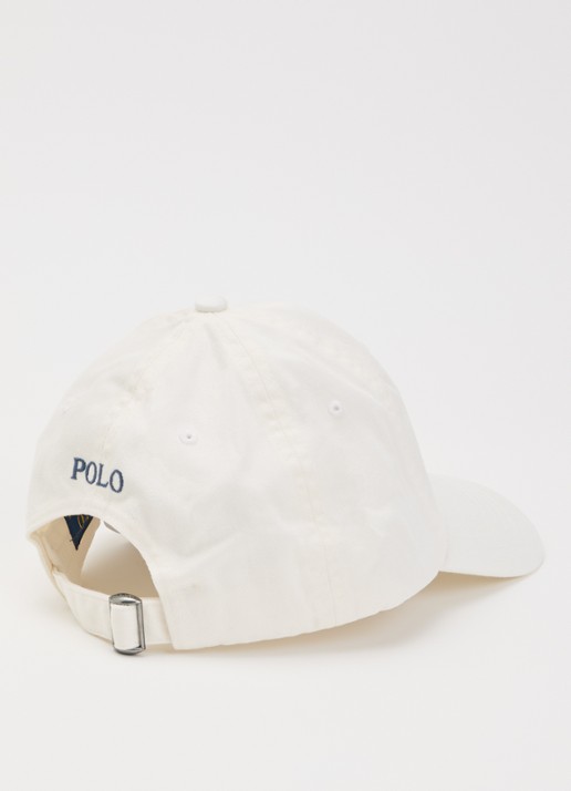 Ralph Lauren Pet met logoborduring  - detail 2 naturel