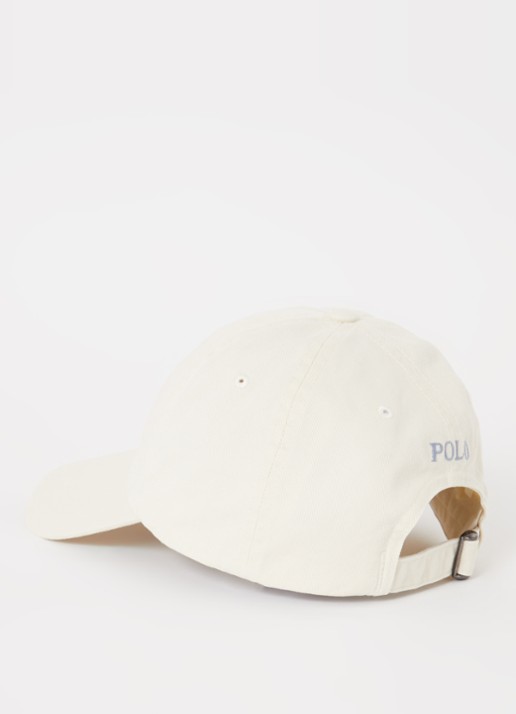 Ralph Lauren Pet met logoborduring  - detail beige