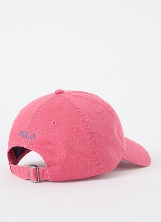 Ralph Lauren Pet met logoborduring  - detail oudroze