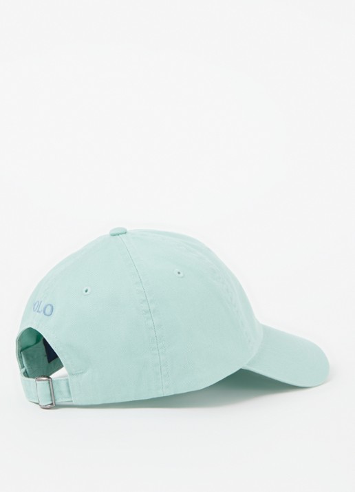 Ralph Lauren Pet met logoborduring  - detail mint