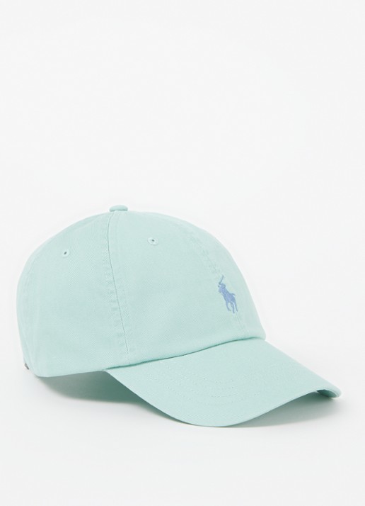 Ralph Lauren Pet met logoborduring  - voorkant 2 mint