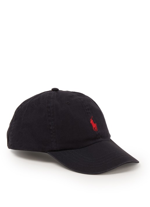 Ralph Lauren Pet van katoen met logoborduring