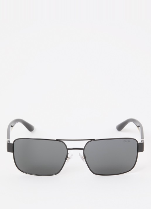 Ralph Lauren Piloten zonnebril PH3161 - detail zwart
