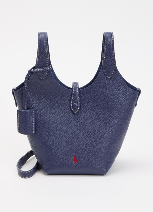 Ralph Lauren Play klein handtas van leer met afneembare schouderriem
