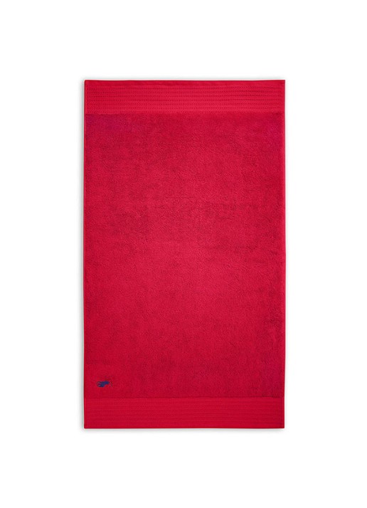 Ralph Lauren Player badmat - 55 x 90 cm - voorkant steenrood