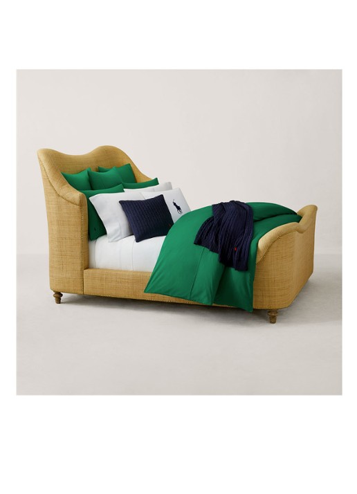 Ralph Lauren Player katoen perkal dekbedovertrek 220TC - voorkant 10 groen