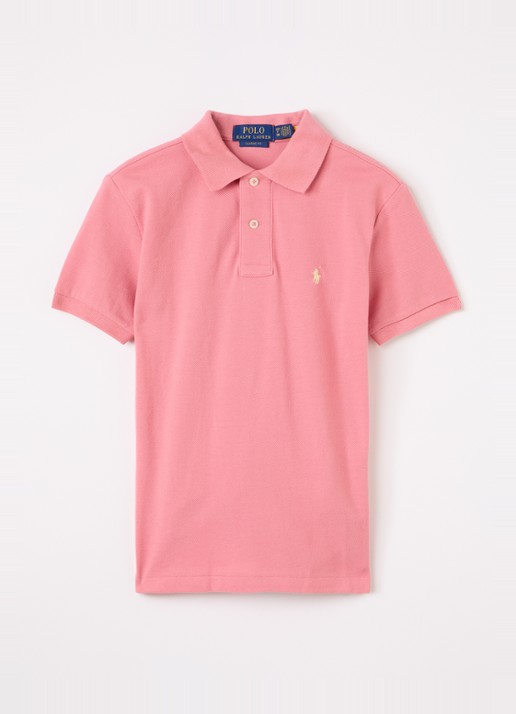Ralph Lauren Polo met logo - voorkant zalmroze