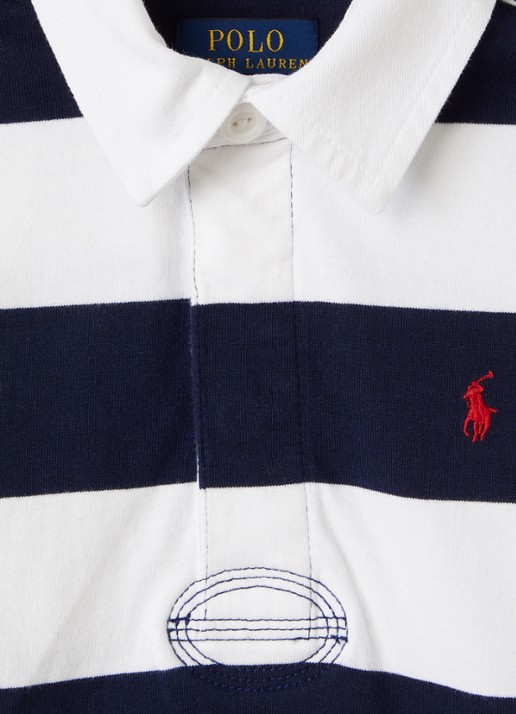 Ralph Lauren Polo met streepprint en logoborduring  - detail 3 multicolor