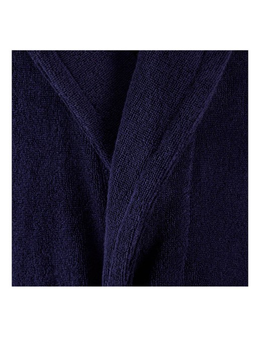 Ralph Lauren Polo Player badjas - unisex - achterkant 9 donkerblauw