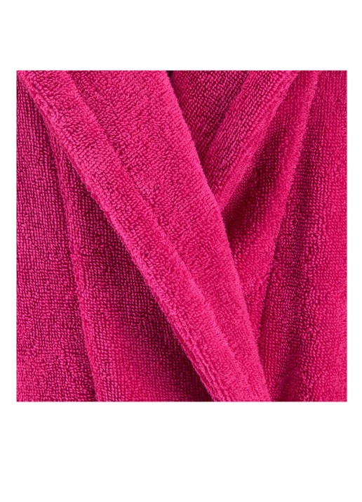 Ralph Lauren Polo Player badjas - unisex - achterkant 11 fuchsia