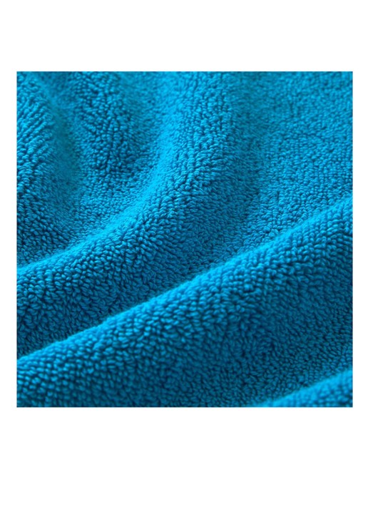 Ralph Lauren Polo Player badlaken - 600 gr/m2 - 70 x 140 cm - achterkant turquoise