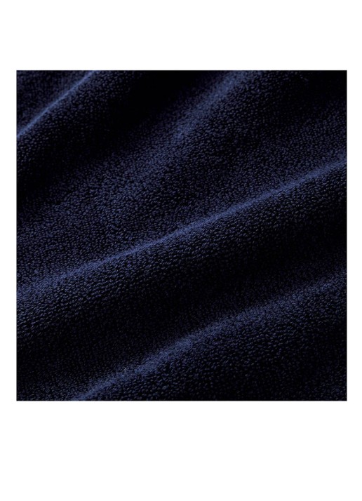 Ralph Lauren Polo Player gastendoek - 600 gr/m2 - 40 x 75 cm - achterkant donkerblauw