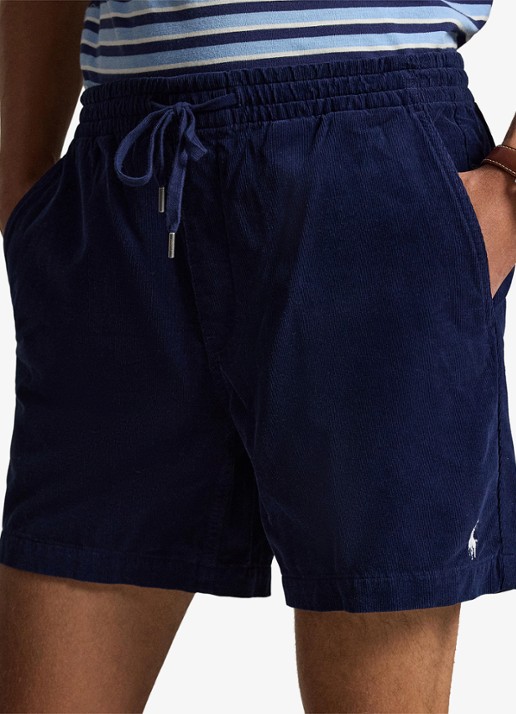 Ralph Lauren Polo Prepster regular fit korte broek van corduroy - detail 5 newport navy / donkerblauw