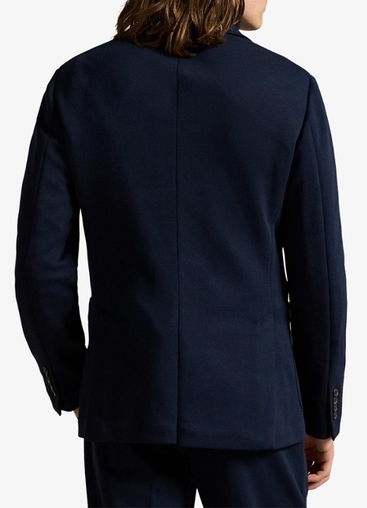 Ralph Lauren Polo Soft modern fit double-knit colbert - achterkant 3 aviator navy / donkerblauw