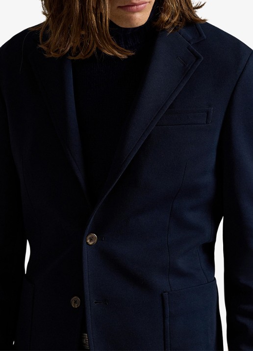 Ralph Lauren Polo Soft modern fit double-knit colbert - detail 2 aviator navy / donkerblauw