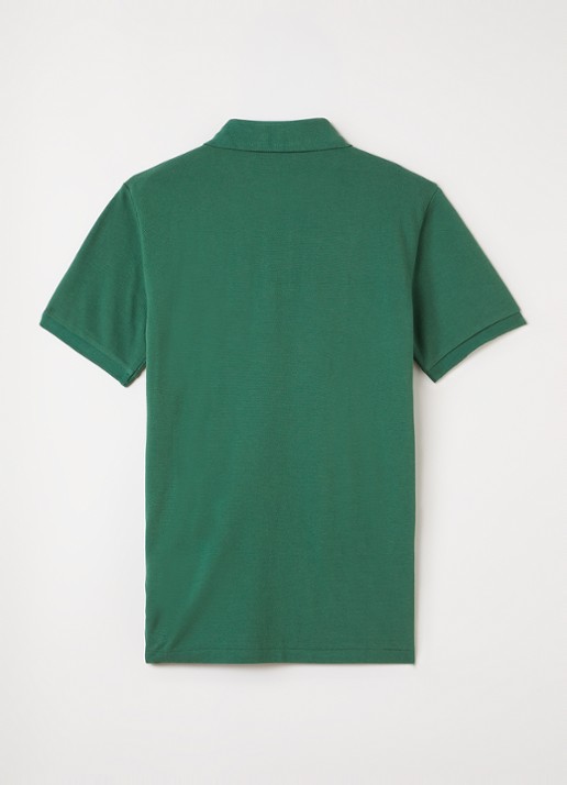 Ralph Lauren Polo van piqué katoen met logoborduring - voorkant 2 groen