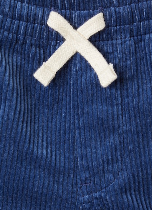 Ralph Lauren Prepster loose fit korte broek van corduroy - detail 4 indigo