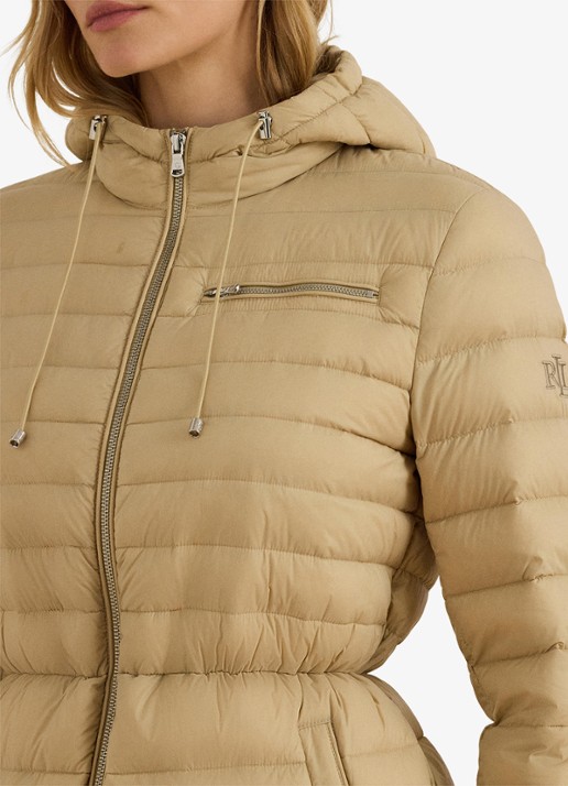 Ralph Lauren Puffer jas met donsvulling en steekzakken - detail 5 birch tan / beige