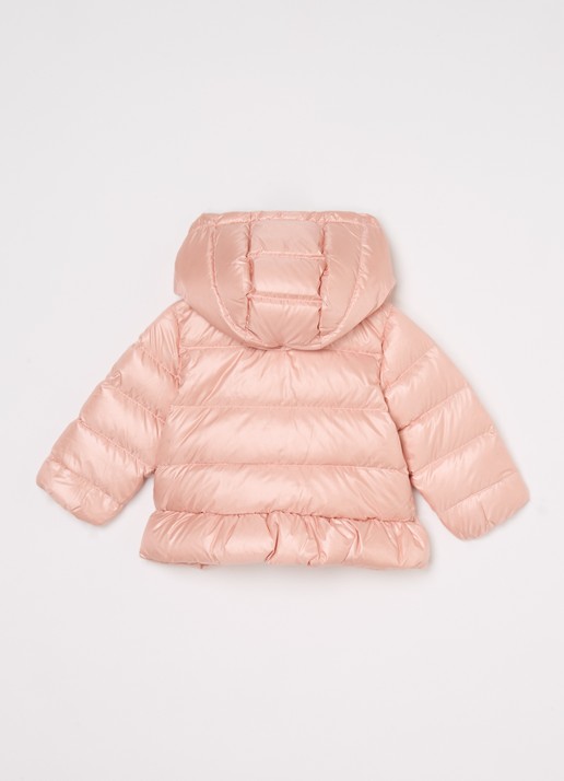 Ralph Lauren Puffer jas met donsvulling - achterkant lichtroze